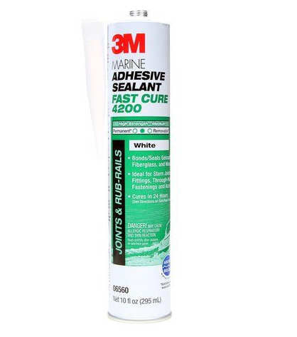 3M 4200FC Marine Adhesive Sealant White 1/10 gal