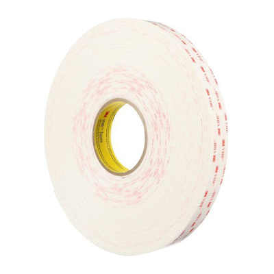 3M 4950 White Acrylic VHB Foam Tape 1/2" x 36yds