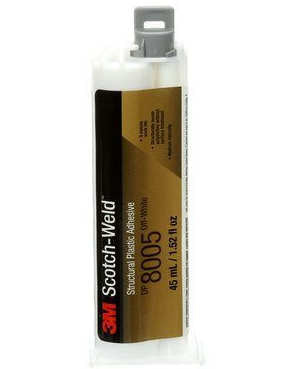 3M Scotch-Weld Structural Plastic Adhesive DP8005, 45ml tube Off-White