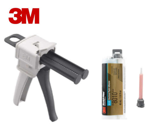 3M EPX Plus II Applicator w/Scotchweld DP8010 adhesive + plunger + mixing nozzle