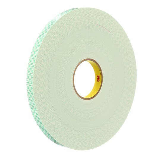 3M Scotch White Double Coated Foam tape - 4032 -  1/2" x 72 yds x 1/32" thick