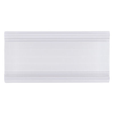 Metro 9990CL 3" Clear Label Holders for Super Erecta Shelves - 3" x 1.25"