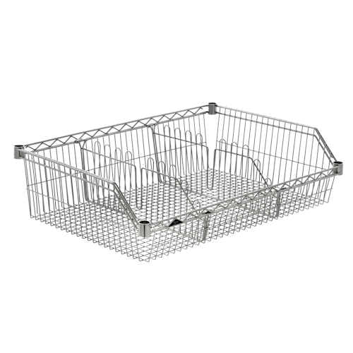 Metro Super Erecta 24"x 60" Wire Basket Shelf Chrome BSK2460NC