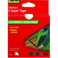 3M CT3010 Outdoor Carpet Tape for Concrete Patios & Decks - 1.375" x 40'
