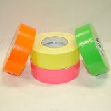 Cloth Shiny Gaffer's tape -2" x 60yds - Pink Neon
