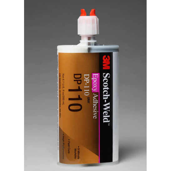 3M Scotch-Weld Epoxy Adhesive DP110 Gray Duo-Pak 200ml