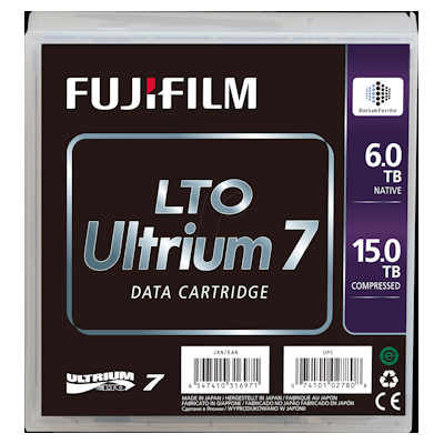 FujiFilm LTO-7 Tape Media 6TB Native / 15TB Compressed