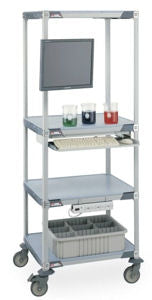 Metro HPLC 4-Shelf Cart # HPLC3X3 with casters