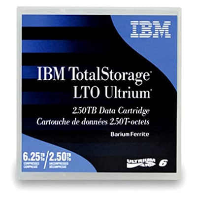 IBM LTO 6 Tape - 2.5TB / 6.25 TB