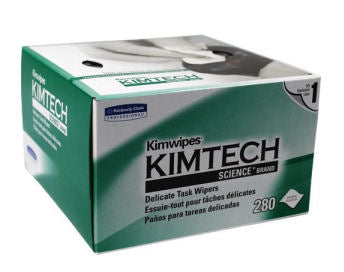 Kimwipes 34155 - Low Lint Delicate Task Wipes - 4.4" x 8.4"  - 60 Packages/cs
