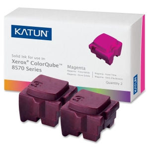 Xerox Compatible ColorQube 8570 Magenta Solid Ink Sticks, 2 Sticks/pk (from Katun)