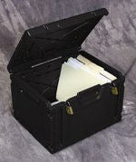 Lockable Document Box - Black