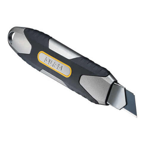 Olfa MXP-L Die-Cast Aluminum 18mm Utility Knife with Rubber Grip