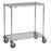 Metro Wire Table Truck 2-Shelf 18"x36"x32"H w/5" Polyurethane casters