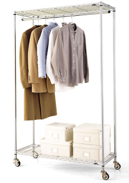 Metro Garment Rack with casters