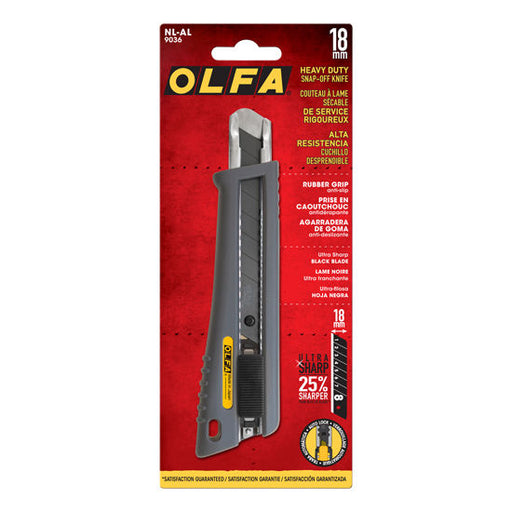 Olfa NL-AL Hand Saver 18mm Heavy-Duty Auto Lock Utility Knife Canada - Toll Free:1-877-877-0873