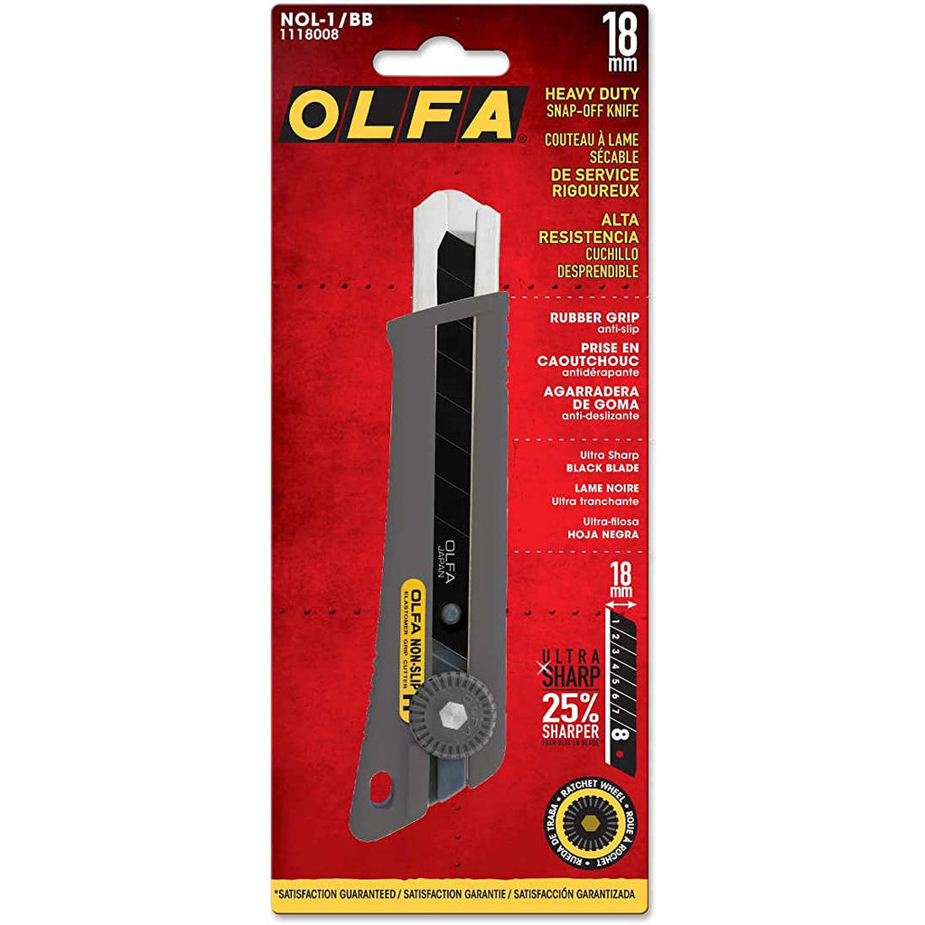OLFA NOL-1/BB 18mm HandSaver Heavy-Duty Cutter Model 1118008