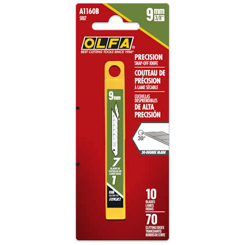 Olfa A1160B Snap Art Blades 10 blades/pk