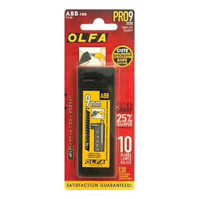 Olfa A1160B 30 Degree Carbon Steel Snap Off Blade (10 pack)