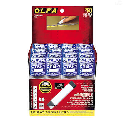 Olfa CTN-1 Carton Cutter, Box of 40