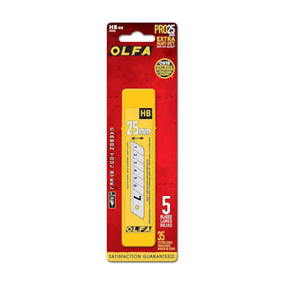 Olfa Extra Heavy Duty Blades, HB-5B, 5 Blades/pack