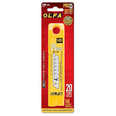 OLFA 9061 25mm HB-20B Extra Heavy Duty Blade 20 Pack  ... - National Hardware Sales Ltd.
