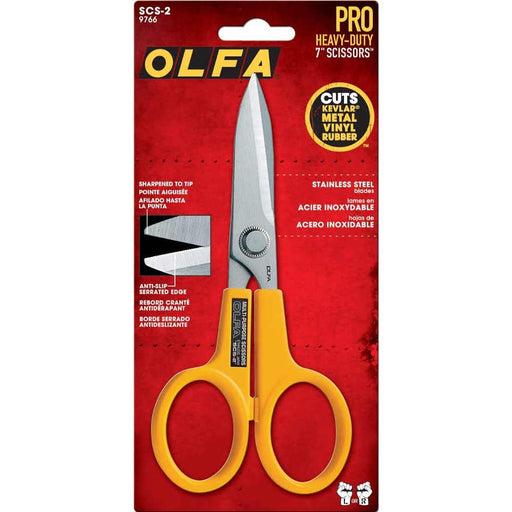 OLFA 9766 SCS-2 Stainless Steel Serrated Edge 7-Inch
