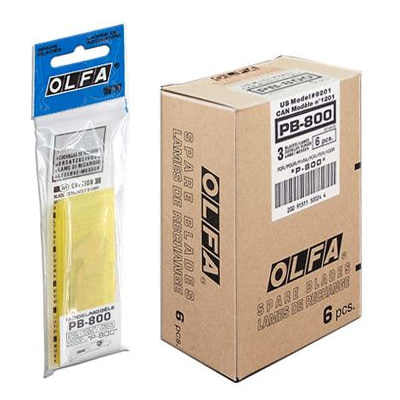 Olfa Heavy-Duty Plastic/Laminate Blade, 3-pack (PB-800)