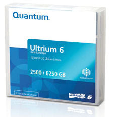 Quantum LTO 6 ULTRIUM Data Cartridge 2.5 TB / 6.25 TB with customized label