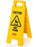 Rubbermaid Floor Safety Sign, "Caution Wet Floor" Imprint, 2-Sided, Yellow