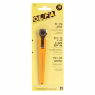 OLFA 18mm Straight Handle Rotary Cutter (RTY-4), Model: 9657