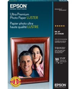Epson Premium Luster Photo Paper 13" x 19" - 50 Shts/Pk - S041407