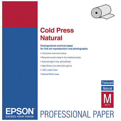 Epson Cold Press Natural 44" x 50' - S042305