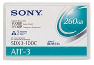 Sony SDX3-100C AIT-3 Tape Data Cartridge 100/260GB