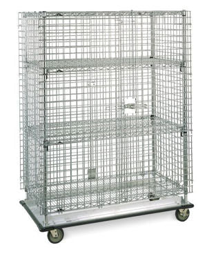 Metro SEC55S-HD 24" x 48" Heavy-Duty Mobile Security Unit - Stainless Steel  - Canada - Toll Free:1-877-877-0873 — National Hardware Sales Ltd.