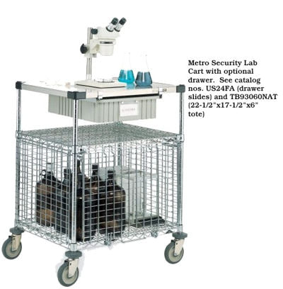 Metro Laboratory Security Cart 24x30 #SECMLAB