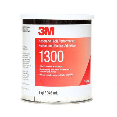 3M Rubber and Gasket Adhesive, 1 Quart #1300