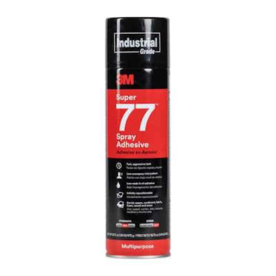3M Super 77 Multipurpose Spray Adhesive, Net Wt 16.75 oz
