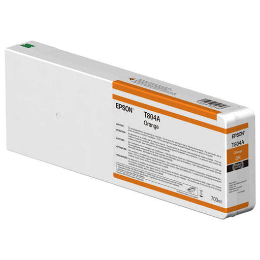 Epson T804A00 UltraChrome HDX Orange Ink Cartridge 700ml