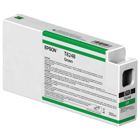 Epson T824B00 UltraChrome HD Green Ink Cartridge 350ml