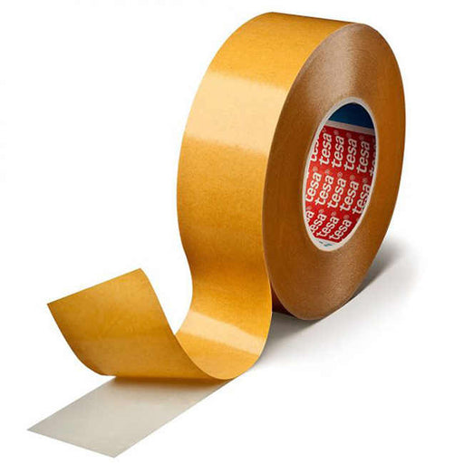 Tesa 4968 Double Sided White PVC Tape 2" x 55M with High Adhesion
