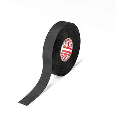 Tesa 51036 PET Cloth Wire Harness Tape Black 3/4" x 25M