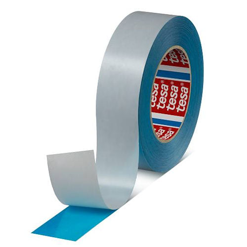 Tesa 51914 Double Sided Blue Repulpable Tape 50mm x 50M