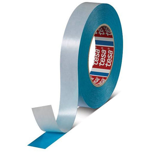 Tesa 51917 Double Sided Blue Repulpable Tape 50mm x 50M