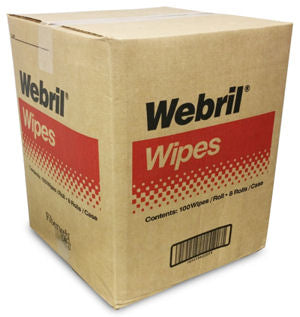 Webril Wipes 8"x 8" 100 Wipes/Roll, 8 Rolls/Case, SKU#562207, Sold as a case