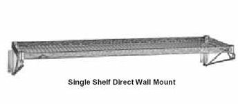 Metro Direct Wall Mount Shelf -  14" x 24" 